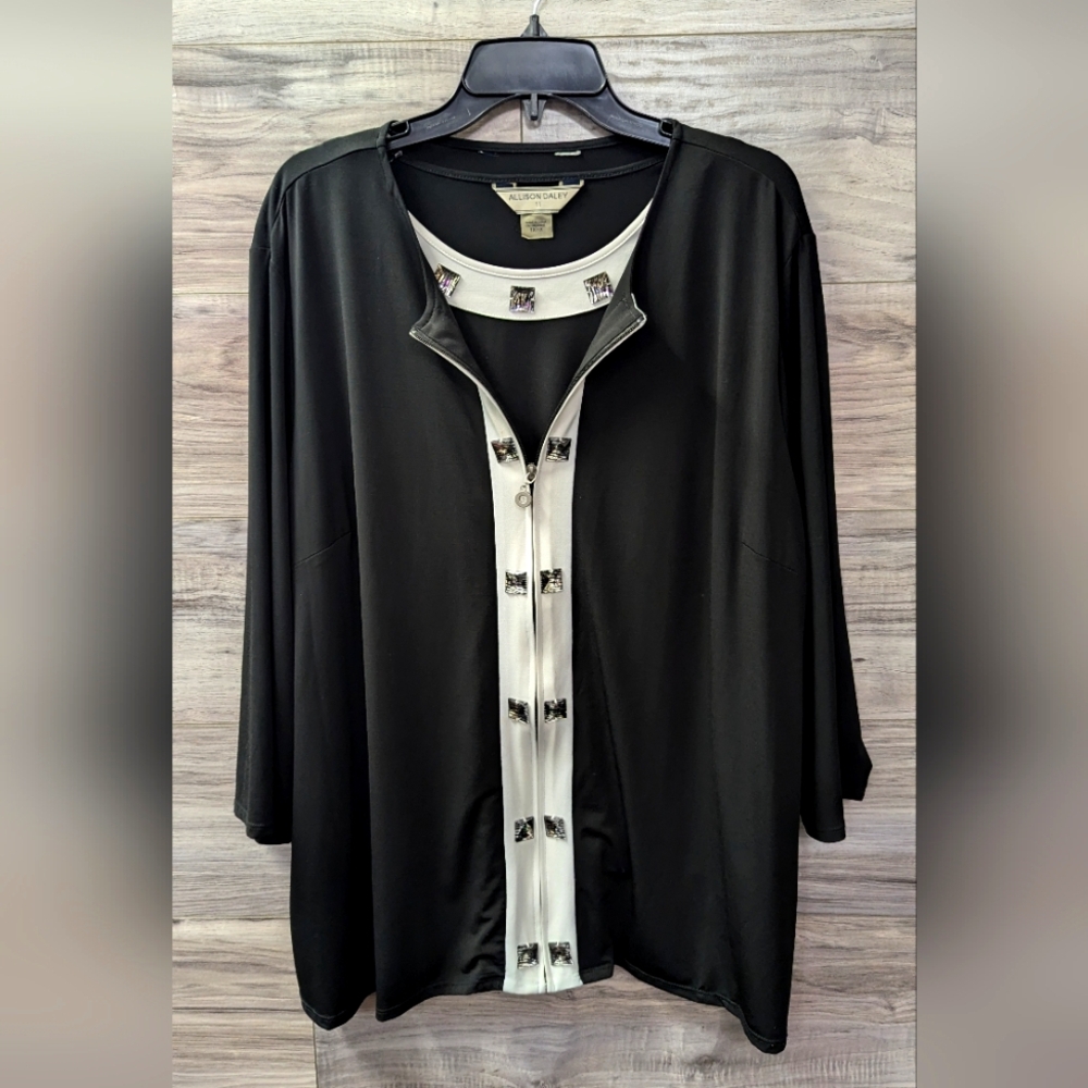 Alison Daley 2pc Top / Tank - Size 1X